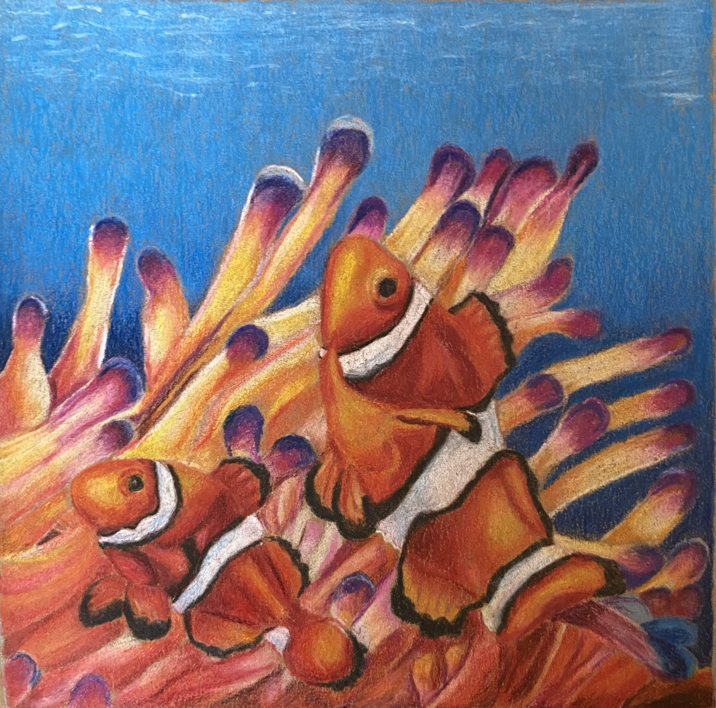 textured abstract artwork detail